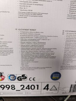 Kuchynský robot s integrovanou váhou Silvercrest - 2