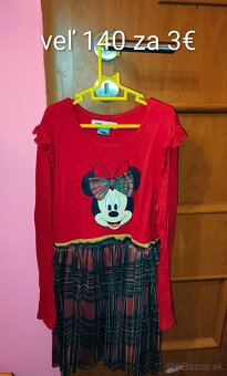 Šaty s dlhým rukávom veľ.140 - 2