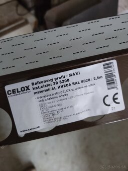 Predam hliníkový balkónovy odkvap - 2