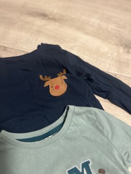 Detské tričká s dlhým rukávom, veľkosť 92 a 86, super stab - 2