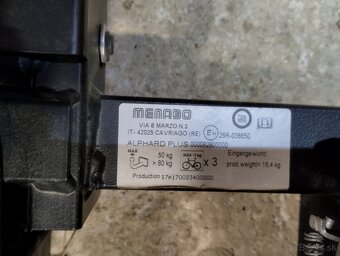 Predám nosič bicyklov na ťažné Menabo Alphard - 2