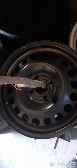 Opel Astra, disky, 4x100, 14" + 15", oceľové,  5 Eur za ku - 2