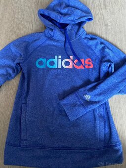 Dámska modrá mikina Adidas - 2