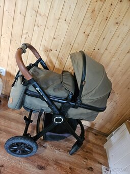 Kočík 2v1 Petite&mars GRAND II olive - 2