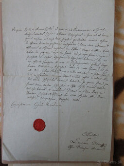 Listina r. 1833 Banská Bystrica, Jozef Belanský, biskup - 2