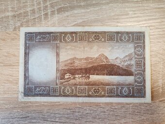 500 Kčs, 1945, seria CA, Československo - 2