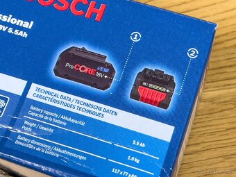Bosch ProCORE 18V 5.5Ah NOVÝ NEOTVORENÝ akumulátor - 2
