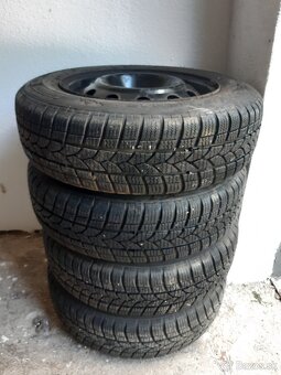 175/70 r14 zimné pneu 6-7mm na diskoch pre hyundai,kia,atď.. - 2