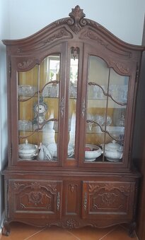 Starožitná vitrína - skriňa - 2