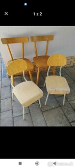 Retro stolička jedna 10€ a dve detske 10€ - 2