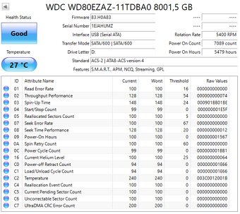 3,5" HDD Western Digital 8TB - 2