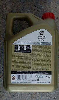 Predám motorový olej Castrol 5W30 – nový - 2