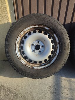 Plechové disky 5x112 R16 + pneu 215/65 R16C - 2