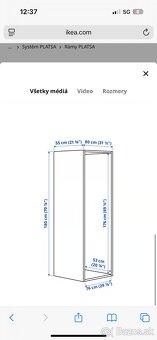 Rám ikea platsa nový - 2