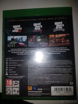 GTA 3 GTA Vice city GTA Sanandreas na xbox one xbox 360 PS4 - 2
