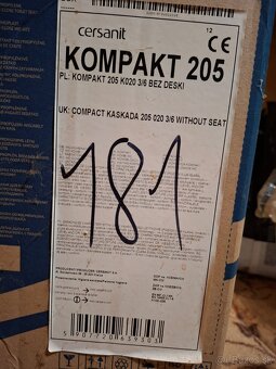 Predám wc kombi 205 cersanit - 2