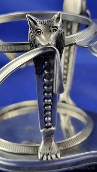 Kaštieĺna strieborná súprava - 622 gramov - 2