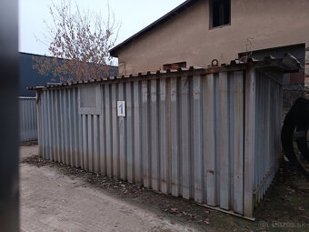 Stavebná búda ,plechova garáž - 2