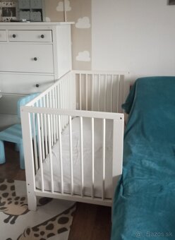 Detská postieľka s prebaľovacim pultom IKEA - 2
