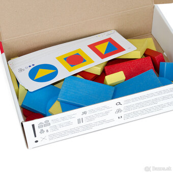 Montessori logická hra Dienes – úplne nová, nerozbalená - 2