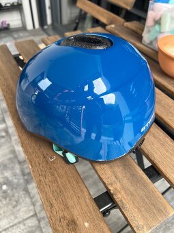 Detská cyklistická prilba 500 modrá - 2