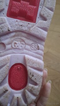 Červené gumáky veľ. 33 - 2