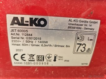 Čerpadlo Alko jet 6000/5 - 2