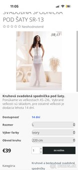 Spodnička pod svadobné šaty - 2