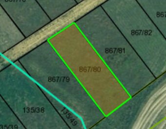 Na predaj pozemok v obci Raslavice – 1 036 m² - 2