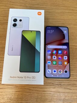 Predám XIAOMI REDMI NOTE 13 PRO 5G 8GB/256GB, TOP, ZARUKA - 2