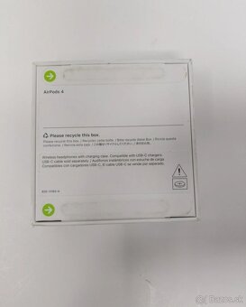 Apple airpods 4 s faktúrou - 2