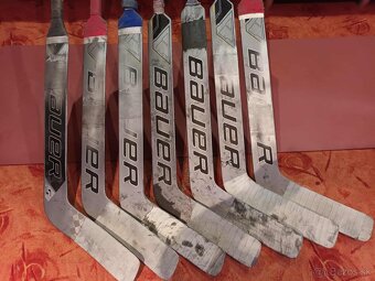 7 ks opravovaných brankárskych hokejok, všetko kompozit - 2