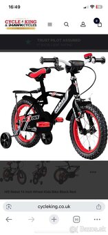 Detský bicykel Rebel 16” - 2