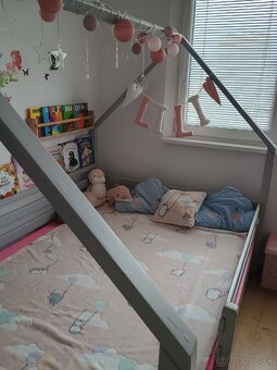 Velka domcekova montessori postel - 2