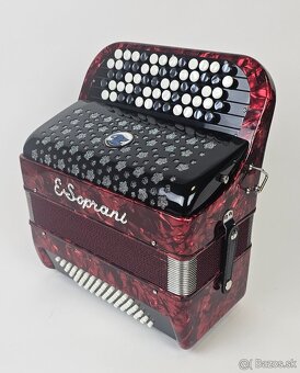 Chromaticky akordeon E-Soprani , B-system vhodny do ZUŠ - 2