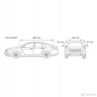 CARTREND 70340 Plachta na auto ,modrá L - 2