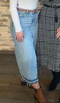 Rifľová maxi sukňa - 2