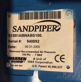 Membránové čerpadlo Sandpiper  S15 - 2