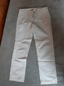 Dámske biele nohavice značky s.oliver 38 - 2