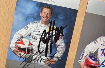 Bernd Mayländer a Stefan Mücke Mercedes DTM autogram - 2