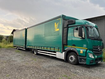 Mercedes Benz actros tandemová súprava 120 m3 - 2