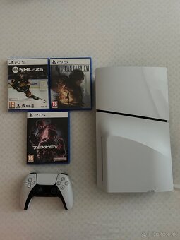 Playstation 5 Slim + 3 Hry - 2