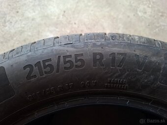 Letne pneu.Continental 215/55 R17 - 2