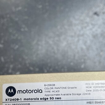 Nová Motorola edge 50 neo modrá - 2
