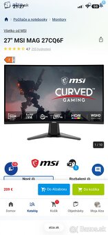 27" MSI MAG 27CQ6F - 2