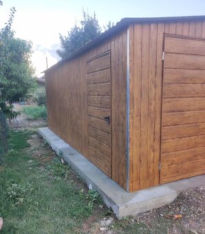 Plechová Garáž 4x6 - doprava montáž grátis po SLOVENSKU - 2