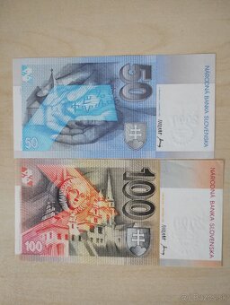 predán bankovky slovenská republika bimilenium, obe za 35 € - 2