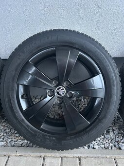 Elektróny Triton 5x112 R17, Michelin Alpin 5 215/55/R17 - 2
