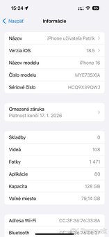 iPhone 16, Black,128gb - 2