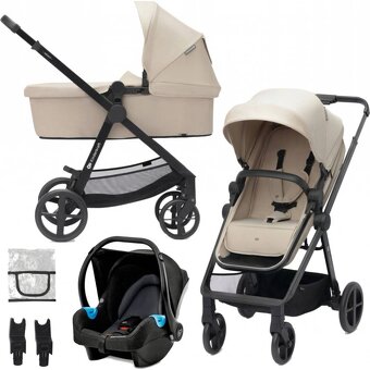 Kinderkraft newly sand beige 3 v 1 - 2